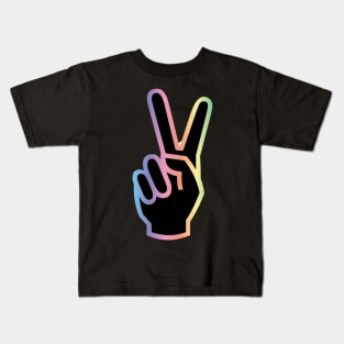 Peace Fingers Kids T-Shirt
